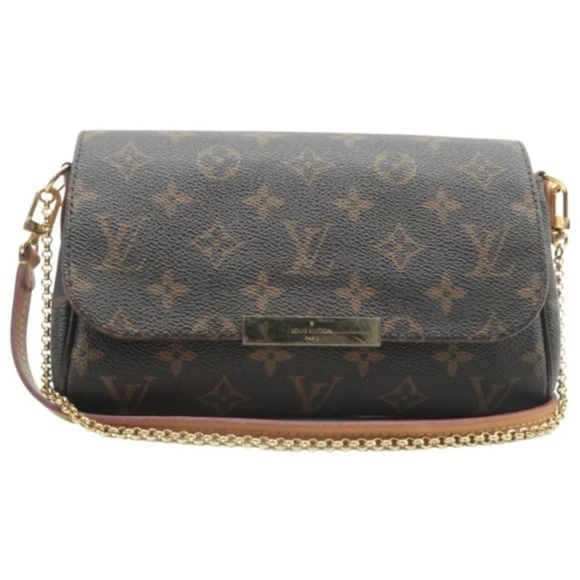 Louis Vuitton Handbags - 100% Authnetic Louis Vuitton Favorite Pm Brown Monogram Canvas Satchel Bag